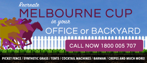 Hire party equipment for Melbourne cup