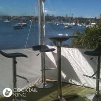 Stainless Steel Bar Table | Table and Chair Hire - Melbourne, Sydney, Adelaide, Brisbane