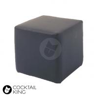 Black Ottoman Cube | Table and Chair Hire - Melbourne, Sydney, Adelaide, Brisbane