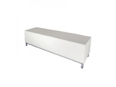 WHITE OTTOMAN BENCH HIRE | COCKTAIL KING SYDNEY