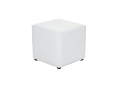 WHITE OTTOMAN CUBE FOR HIRE | COCKTAIL KING