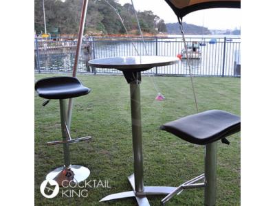 Stainless Steel Bar Table | Table and Chair Hire - Melbourne, Sydney, Adelaide, Brisbane